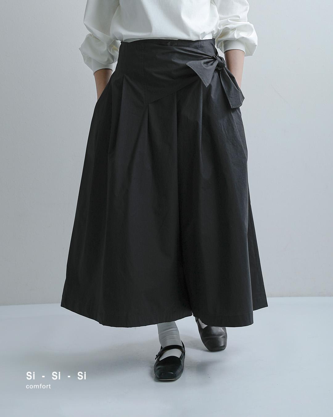 Si-Si-Si（スースースー） コットンタイプライター ラップ キュロット