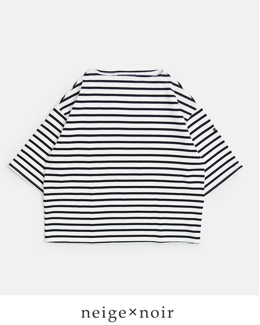セントジェームス SAINT JAMES 厚手 コットン ボートネック ウェッソンルーズ ドロップ Tシャツ 20jc-tee-loose 春夏 2026ss新作の画像