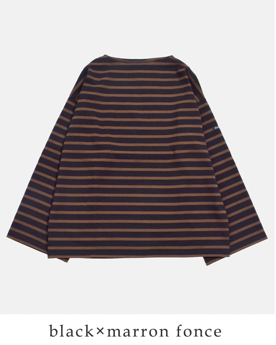 Le Minor（ルミノア） コットン オーバーサイズ ボーダー Tシャツ