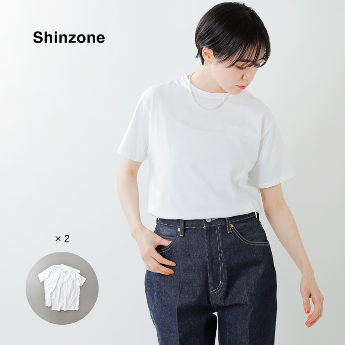 Shinzone 【クーポン対象】シンゾーン パックTシャツ コットン Shinzone 【クーポン対象】シンゾーン パックTシャツ コットン