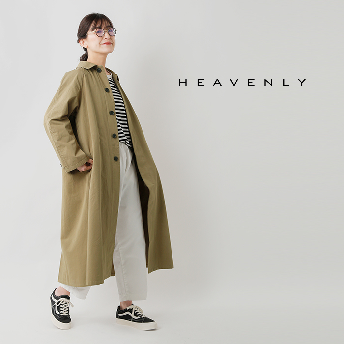 ンピースの heavenly aranciato PayPayモール店 - 通販 - PayPayモール ヘブンリー コットンツイルバルマカーンコート