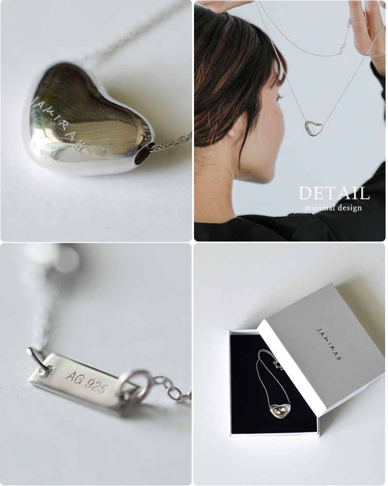 JAMIRAY（ジャミレイ） スモール ハート ネックレス SMALL HEART NK 65