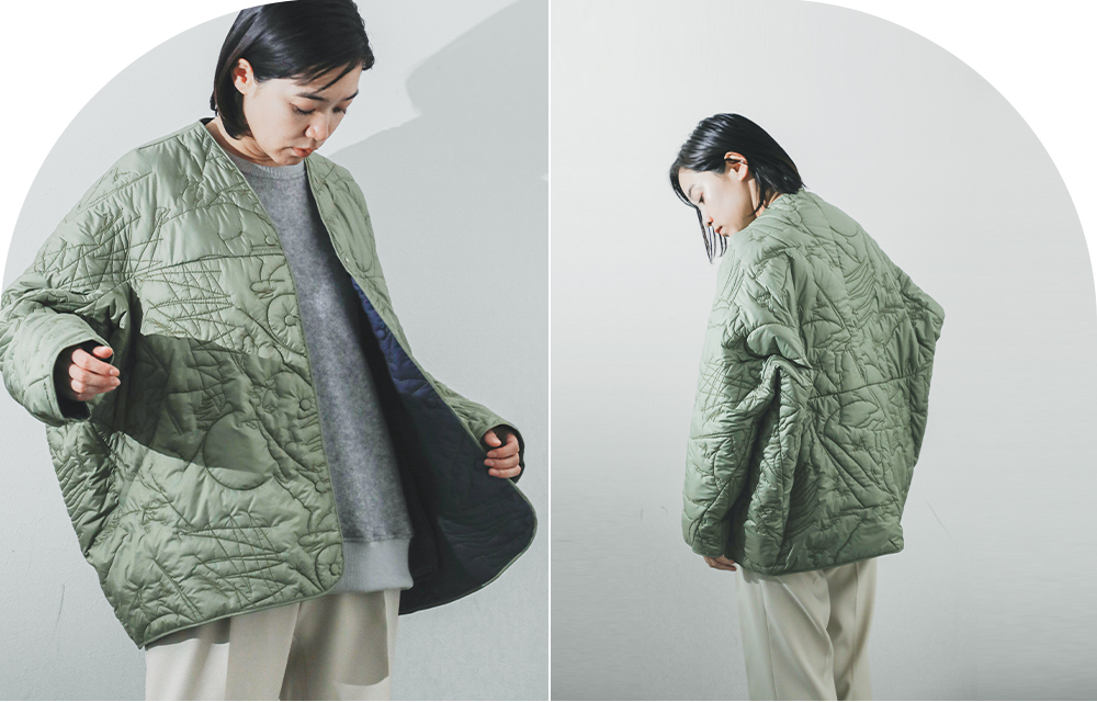 manipuri(マニプリ)キルティング ジャケット quilting-jacket