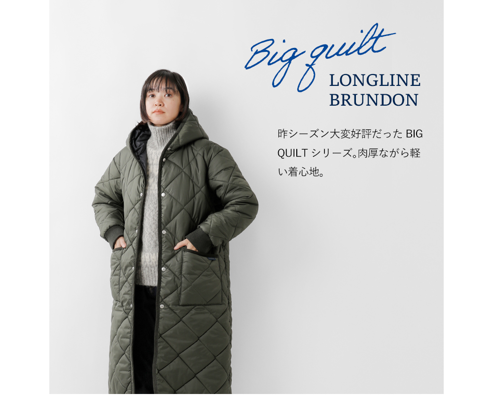 LAVENHAM(ラベンハム)ビッグキルト ロングライン フード コート “BIG QUILT LONGLINE BRUNDON” lv6126