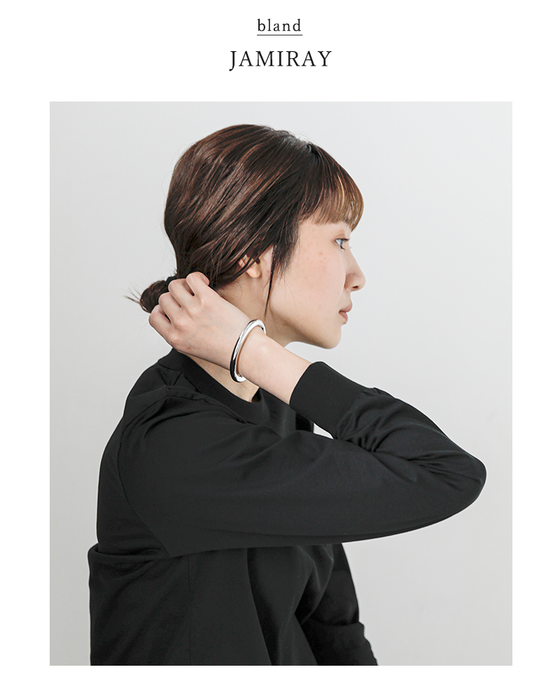 JAMIRAY（ジャミレイ） ライン スカルプチャー バングル LINE