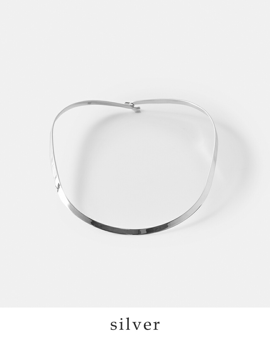 JAMIRAY（ジャミレイ） シルバー プレート チョーカー S PLATE CHOKER 