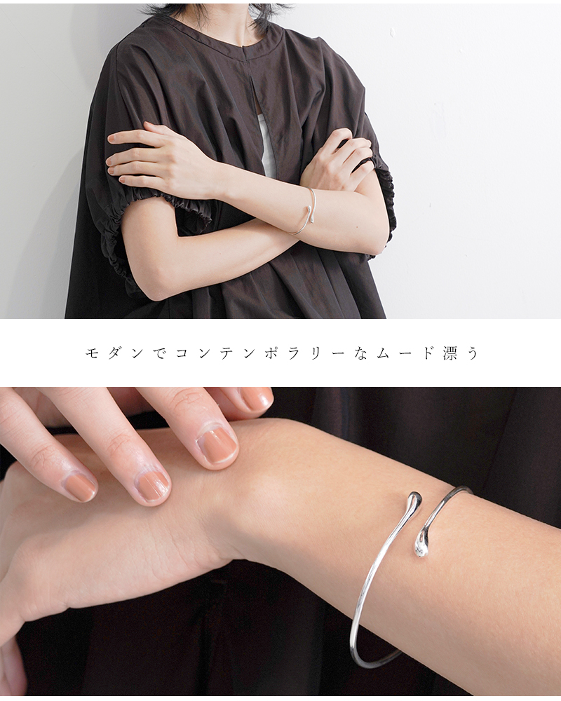 JAMIRAY ジャミレイ ワインディング シルバー バングル WINDING