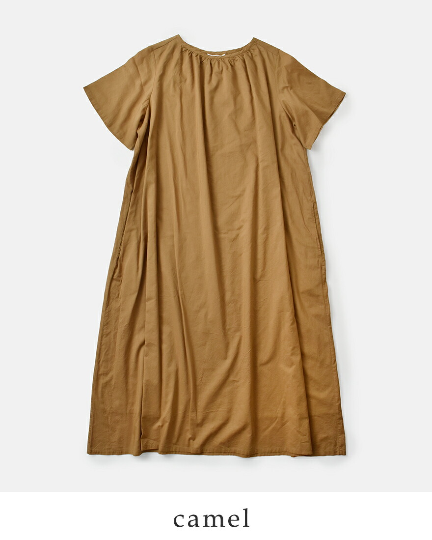 FABRIQUE en planete terre ベージュ ワンピース 半袖 40%OFF】fabrique en planete terre ファブリケ アン