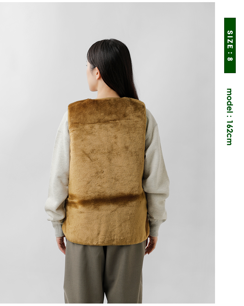 Barbour（バブアー） カリン フェイクファー ジレ KARIN FAUX FUR