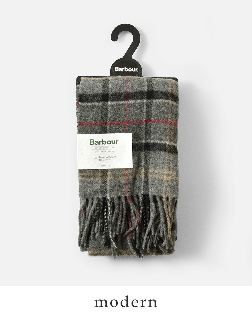 Barbour（バブアー） ラムウール タータンチェック スカーフ TARTAN