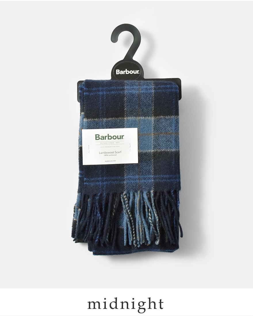 Barbour（バブアー） ラムウール タータンチェック スカーフ TARTAN
