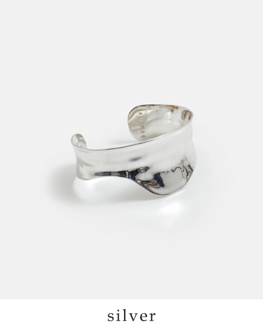 ジャミレイ JAMIRAY  シルバー ヴァーグ バングル VAGUE BANGLE 254-270102 レディースの画像