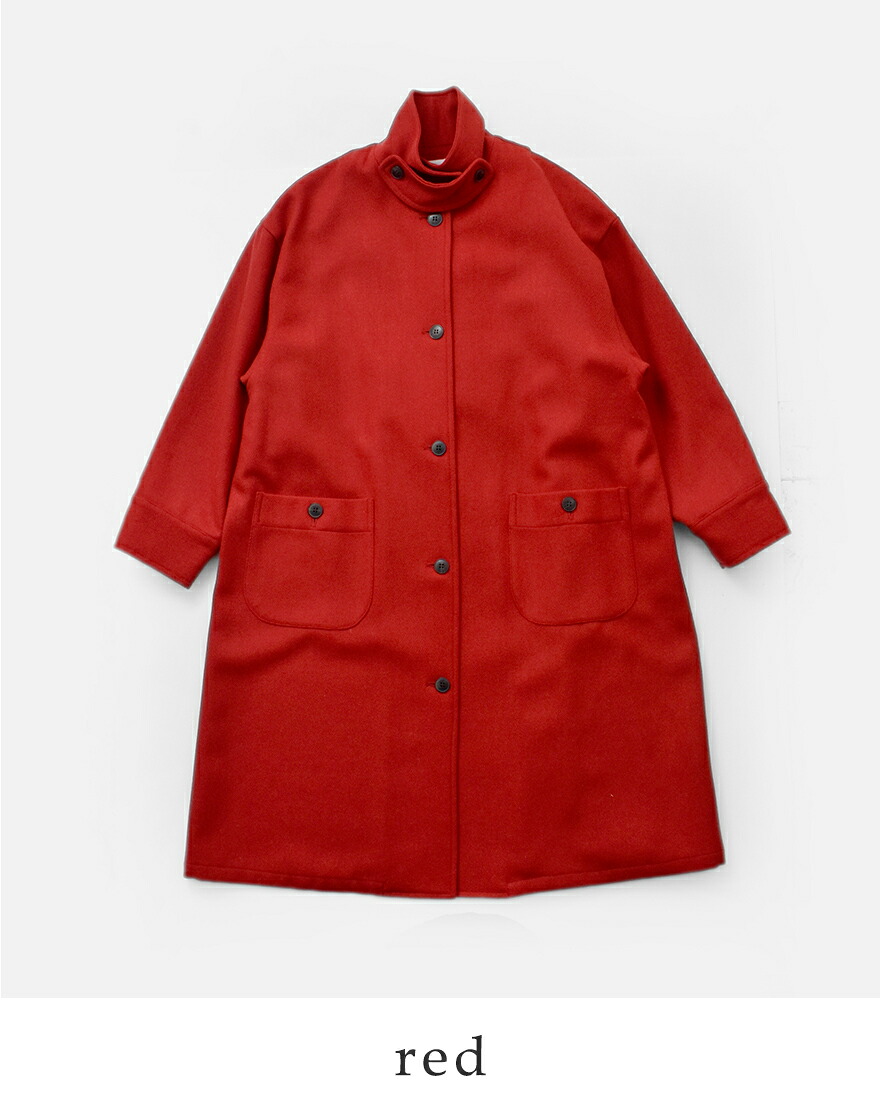 イナ セール【30%OFF】イナ ina ウール フラノ 襟タブ付き 後ろタック