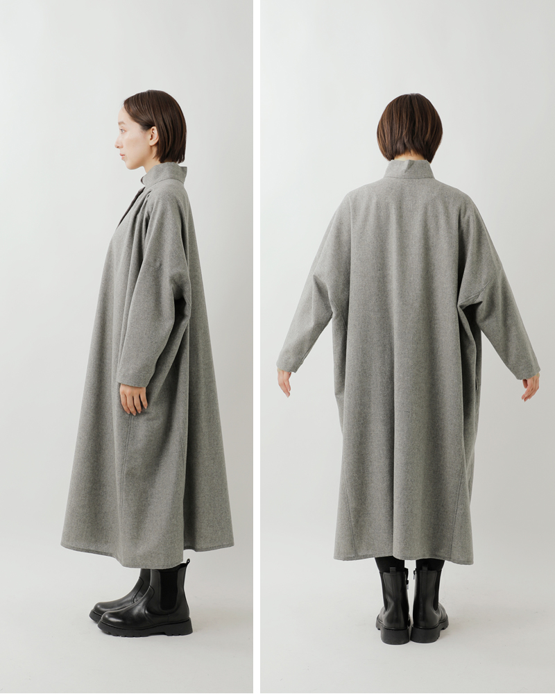 イナ セール【30%OFF】イナ ina 反毛 ウール エターミン スタンド