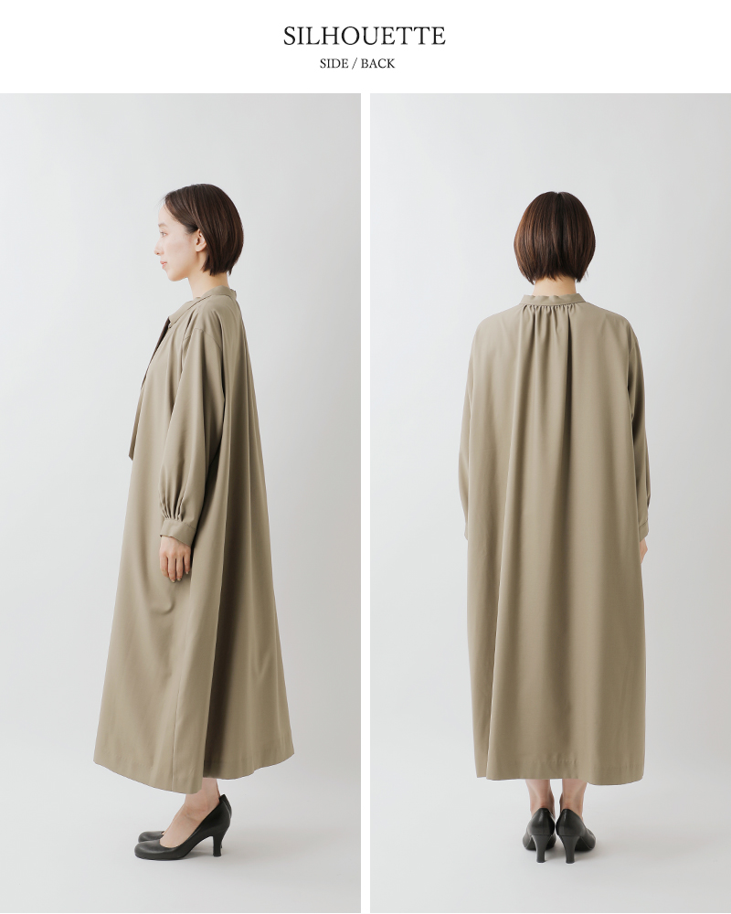 イナ セール【30%OFF】イナ ina クリアツイル ボウタイ ワンピース