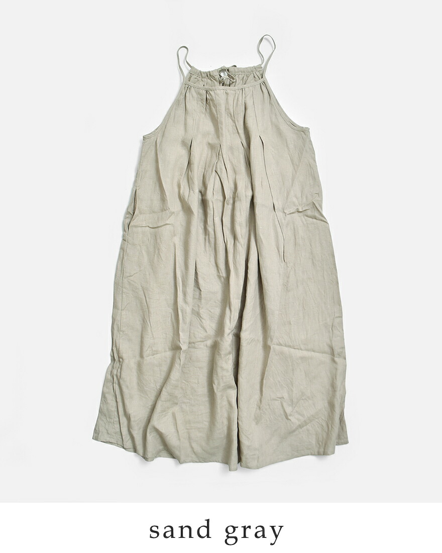 イナ セール【40%OFF】イナ ina リネン パイピング タック キャミ