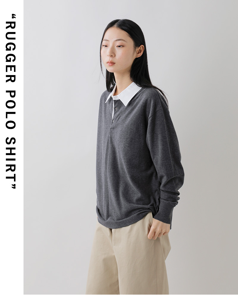 Shinzone（シンゾーン） コットン ラガー ポロシャツ RUGGER POLO