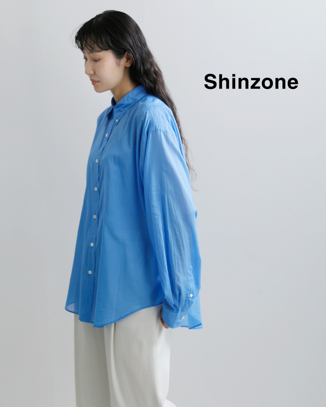 Shinzone（シンゾーン） シアー ダディ シャツ SHEER DADDY SHIRT