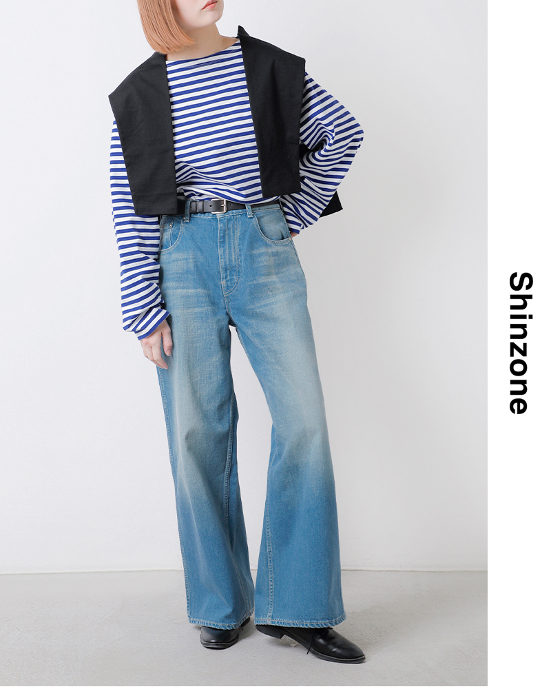 Shinzone 【30%OFF】シンゾーン ロビンソン ワイド デニム
