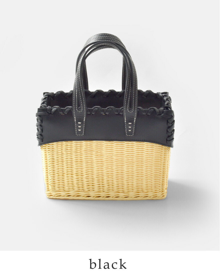 [RE-JUNEV] Mickey Rattan Bag(ラタンバッグ）*韓国ファッション KIS Design:MICKEY MOUSE / Wicker bag M（かごバッグ）｜MICKEY