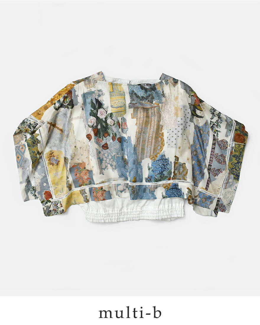 アシードンクラウド ASEEDONCLOUD コットン フロシキ ブラウス Furoshiki Blouse 261609 レディース 春夏 2026ss新作の画像