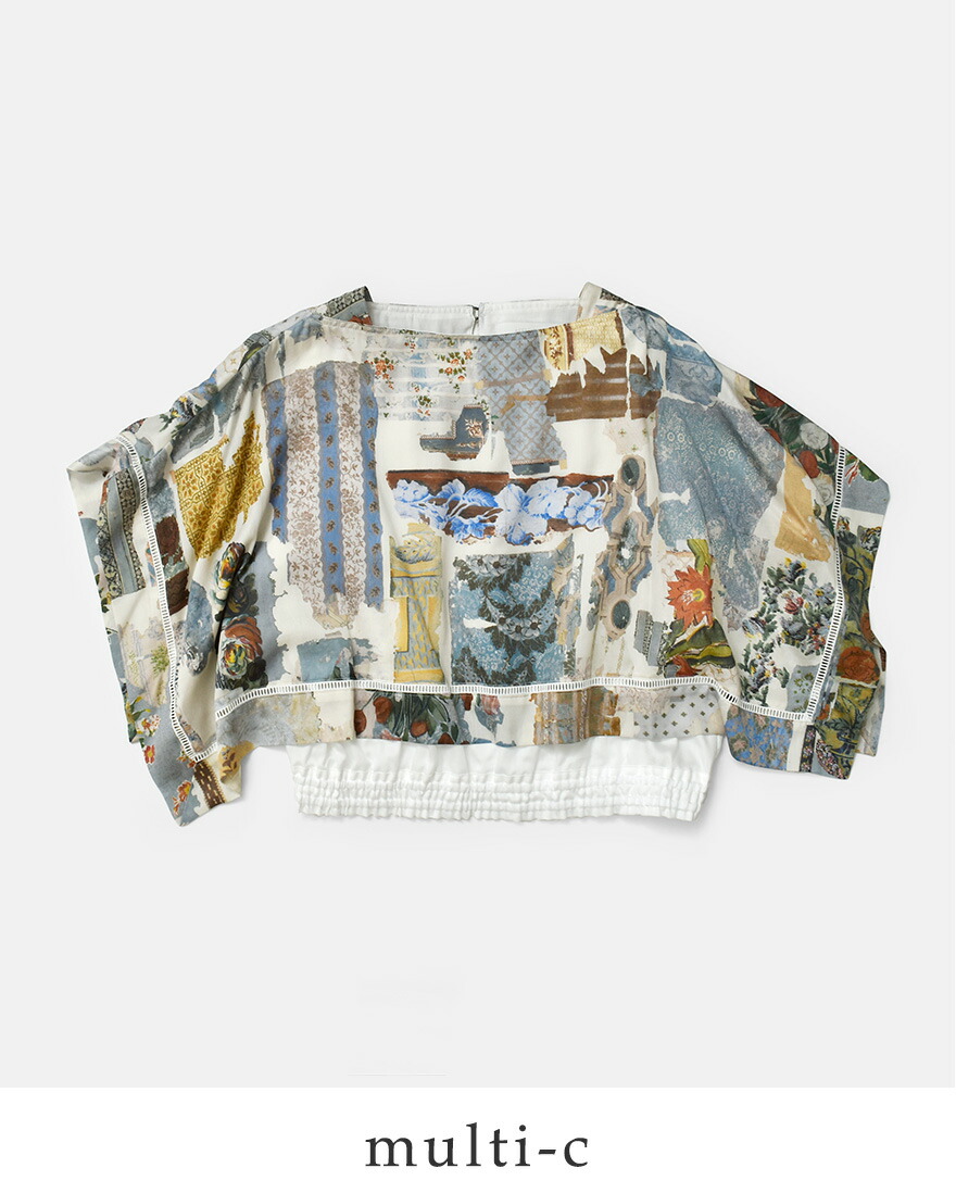 アシードンクラウド ASEEDONCLOUD コットン フロシキ ブラウス Furoshiki Blouse 261609 レディース 春夏 2026ss新作の画像