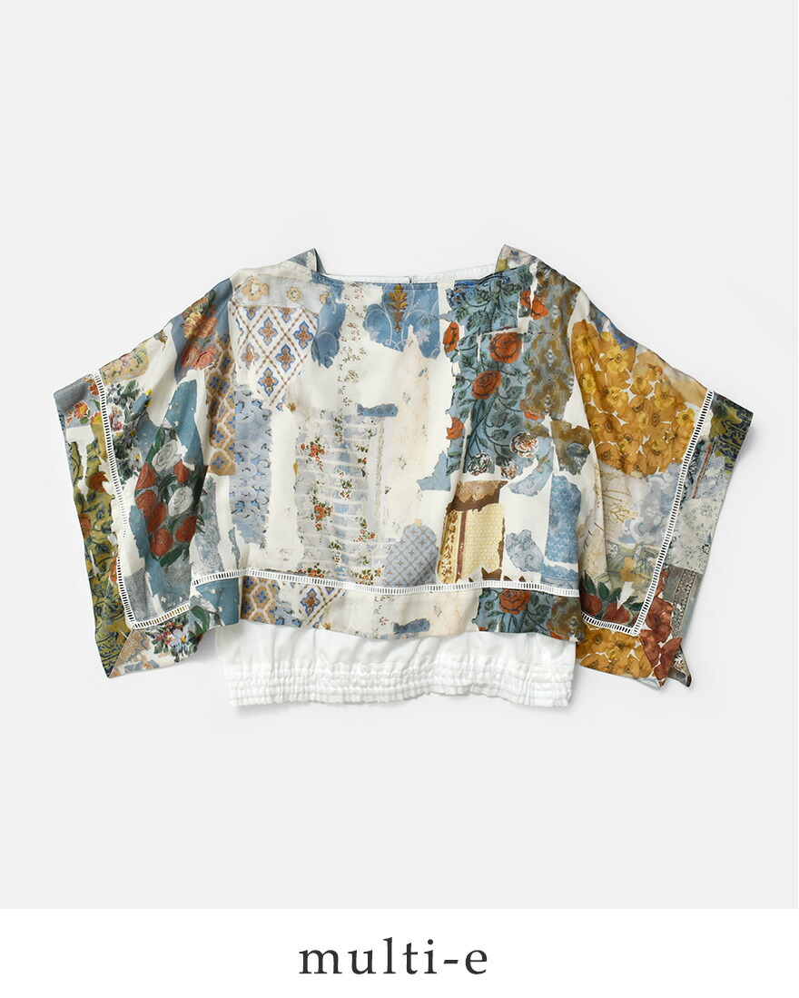 アシードンクラウド ASEEDONCLOUD コットン フロシキ ブラウス Furoshiki Blouse 261609 レディース 春夏 2026ss新作の画像