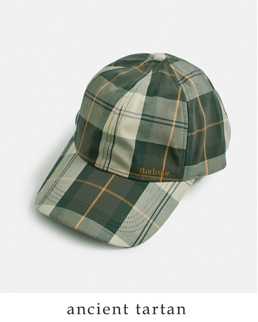 Barbour（バブアー） テルフィールド タータンチェック キャップ