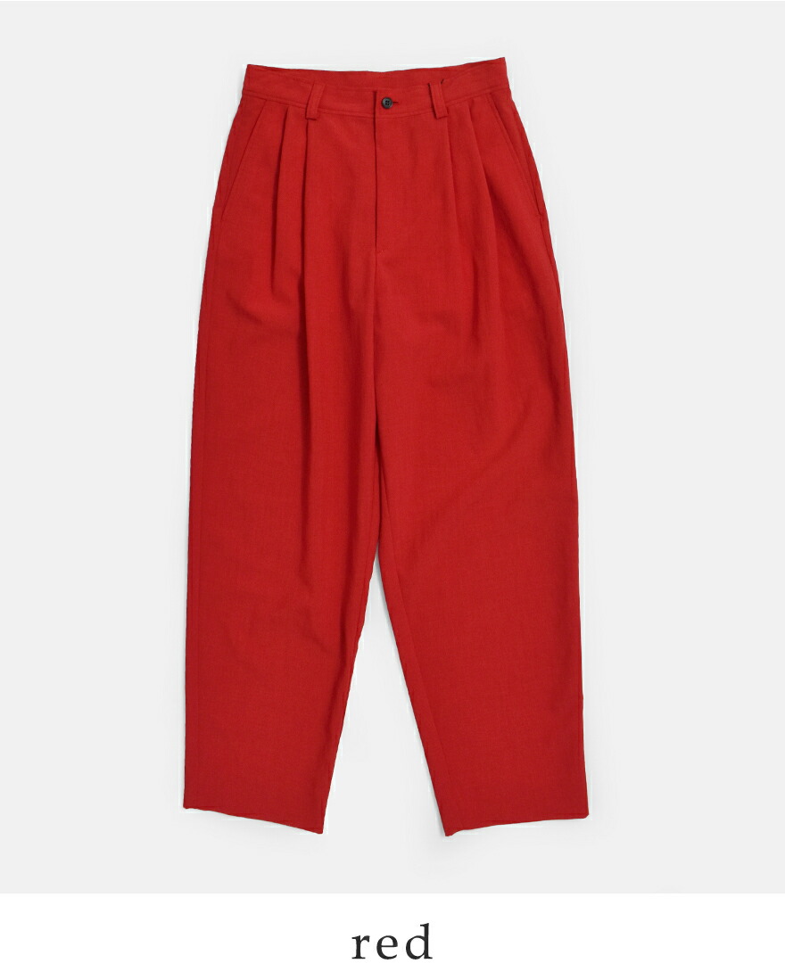 Shinzone（シンゾーン） ウォッシャブル バレルタックパンツ BREEZY