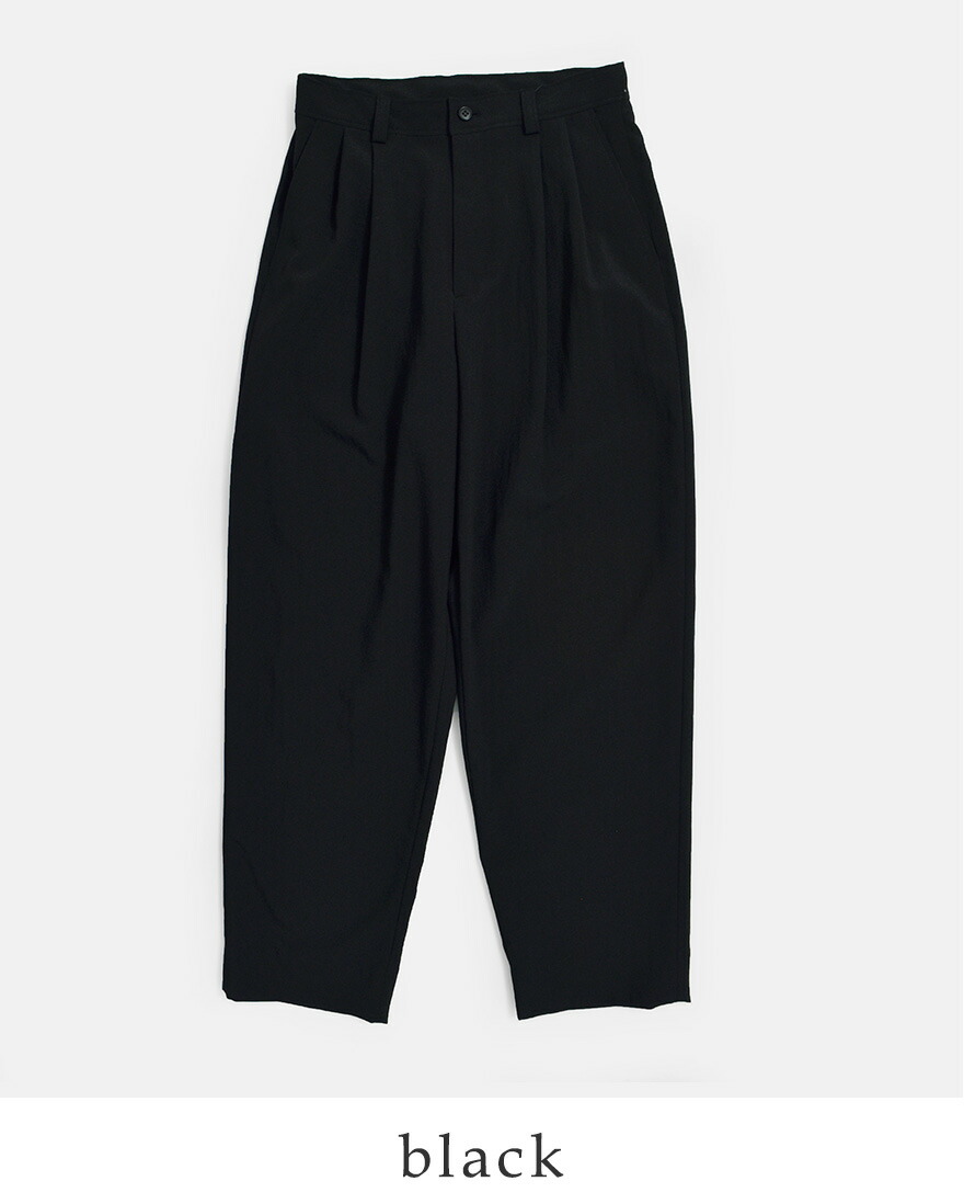 Shinzone（シンゾーン） ウォッシャブル バレルタックパンツ BREEZY