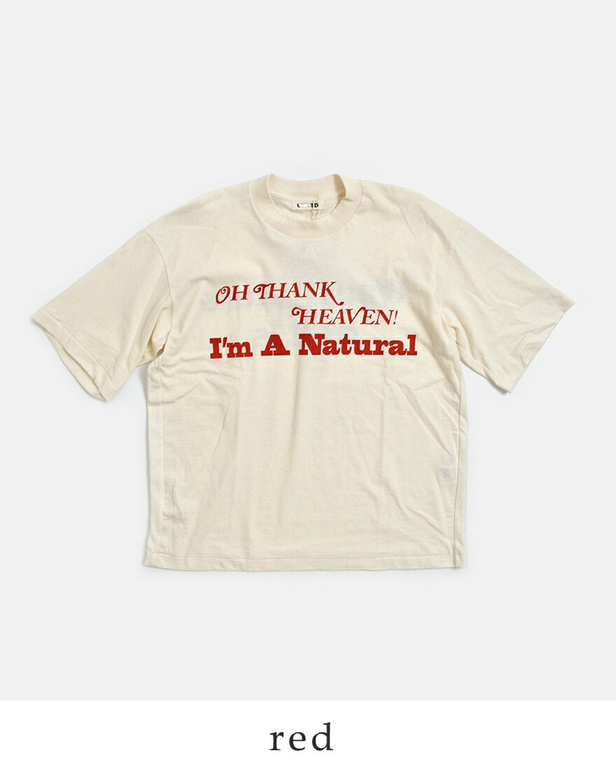 アンダイド UNDYED  オーガニックコットン 半袖 プリントTシャツ 30PV PT-T 26s341a レディース  春夏 2026ss新作の画像