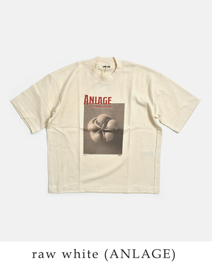 アンダイド UNDYED  オーガニックコットン 半袖 プリントTシャツ Karl Blossfeldt PT-T 26s348a-c レディース  春夏 2026ss新作の画像