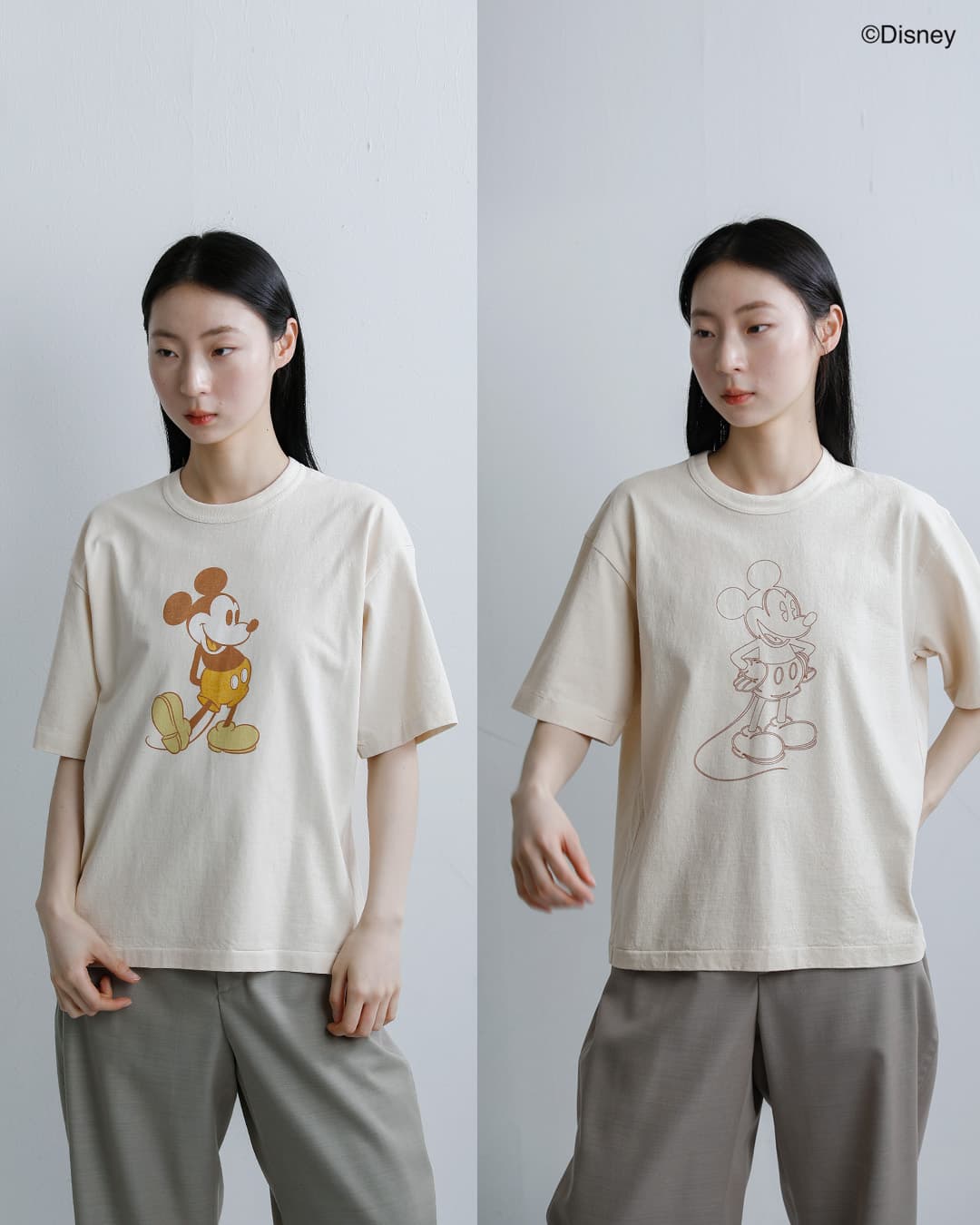 UNDYED アンダイド オーガニックコットン 半袖 プリントTシャツ