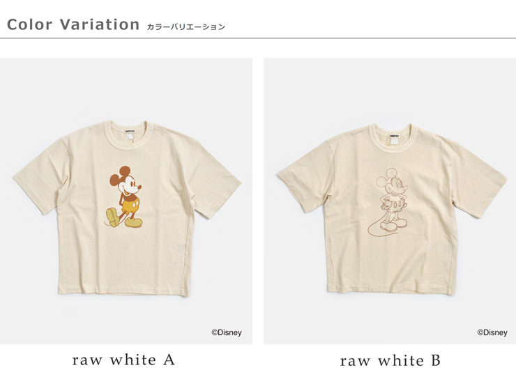 UNDYED アンダイド オーガニックコットン 半袖 プリントTシャツ
