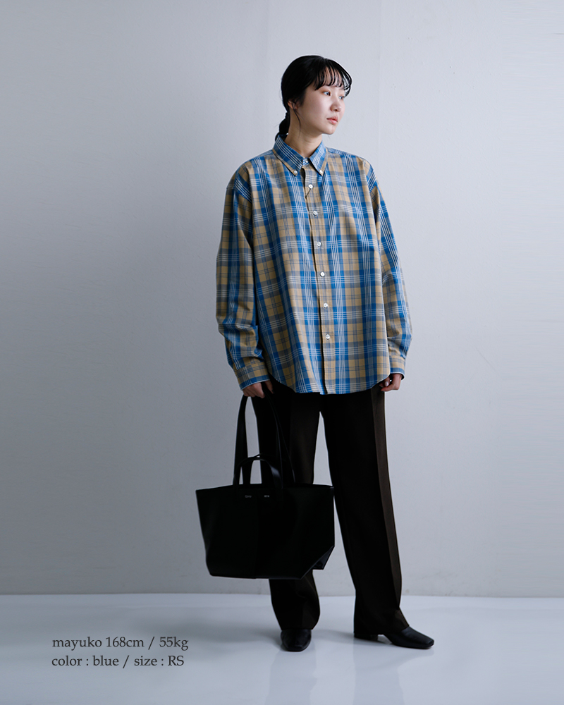 Shinzone（シンゾーン） チェック ダディシャツ CHECK DADDY SHIRT