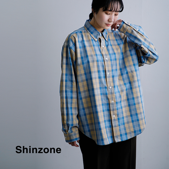 Shinzone（シンゾーン） チェック ダディシャツ CHECK DADDY SHIRT