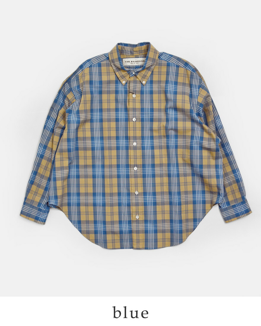 シンゾーン PECK シャツ ダディ チェック ペック shinzone THE SHINZONE(ザ・シンゾーン)PECK CHECKED SHIRT ペックチェック