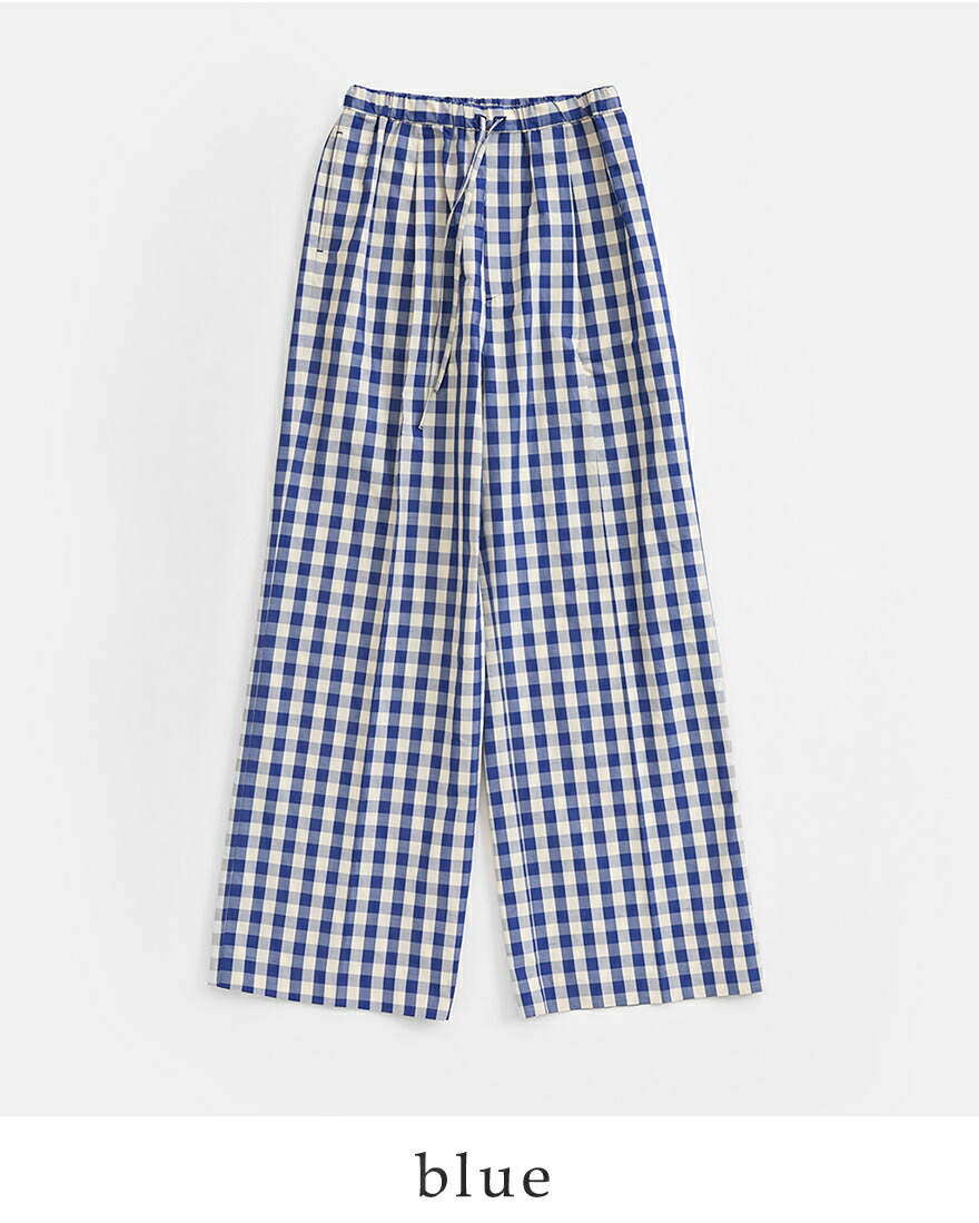 Shinzone（シンゾーン） ギンガム チェック パンツ GINGHAM CHECK