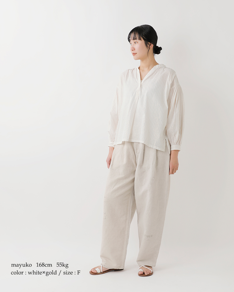 ARTEPOVERA（アルテポーヴェラ） コットン インドサリーストライプ 