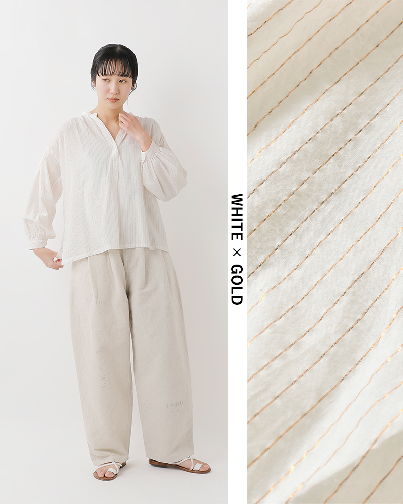 ARTEPOVERA（アルテポーヴェラ） コットン インドサリーストライプ 