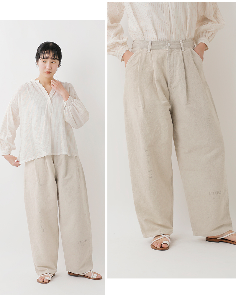 ARTEPOVERA（アルテポーヴェラ） コットンリネン フランスUSEDシーツ
