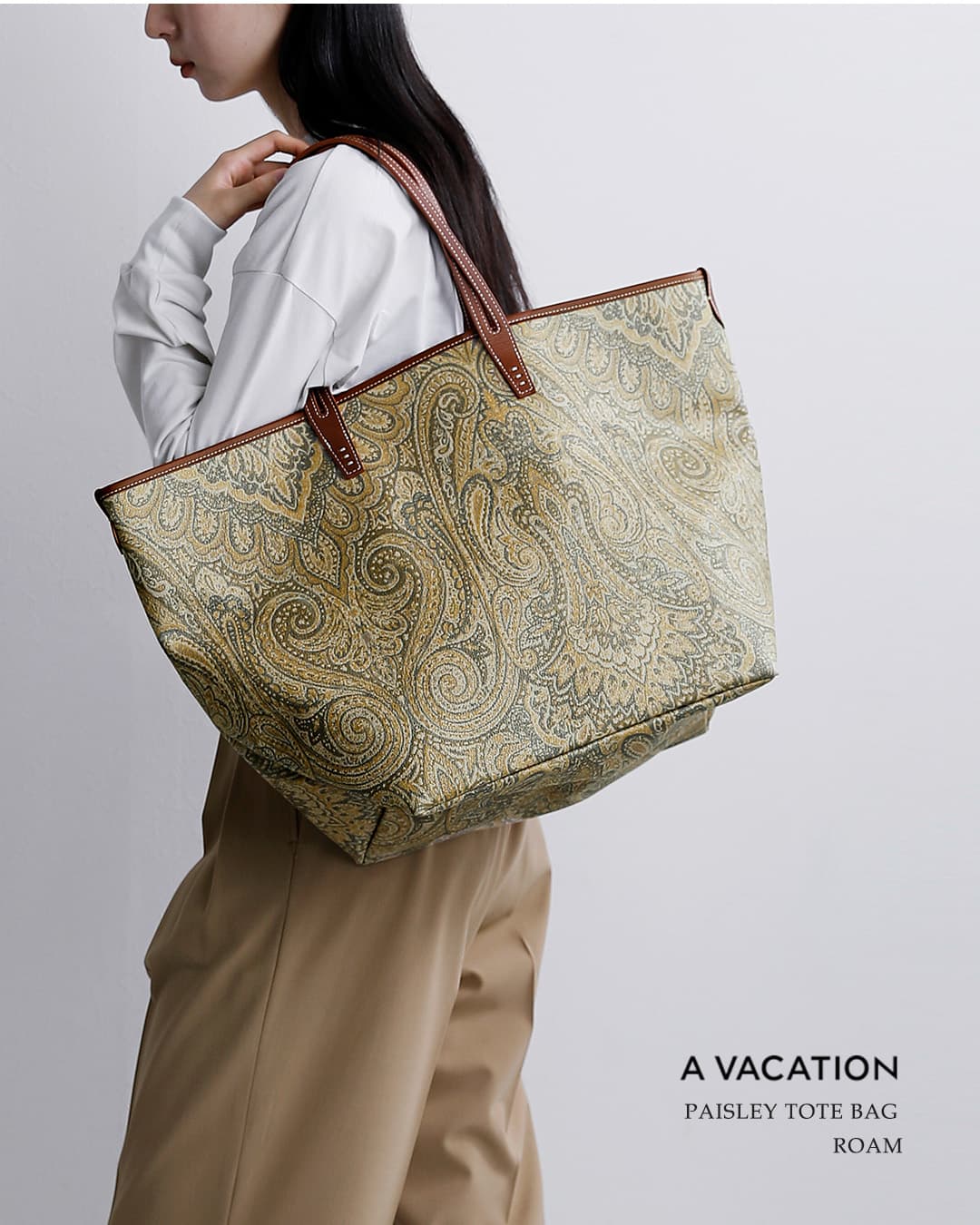 A VACATION（アヴァケーション） ア ヴァケーション ペイズリー トート