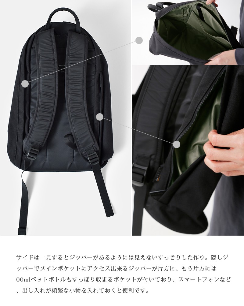 ジップには Teddy 27 Aranciato 通販 Paypayモール Fish テディフィッシュ コーデュラファブリックラージバック