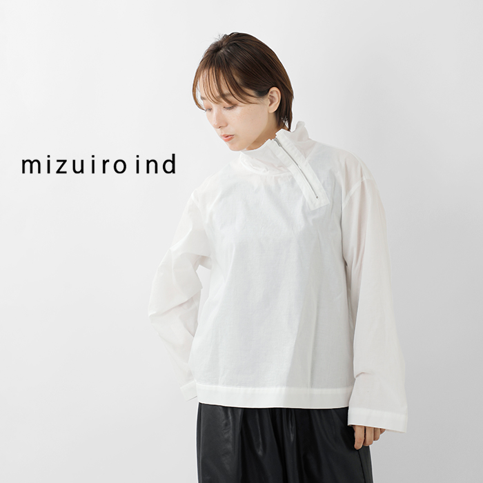 mizuiroind ミズイロインド mizuiro ind コットン ジップ