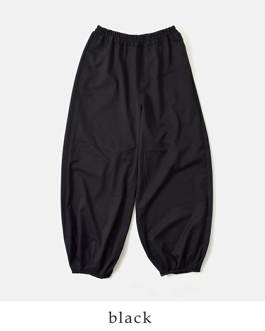 MIZUIRO ミズイロインド mizuiro indタック ヘム コクーン パンツ 3