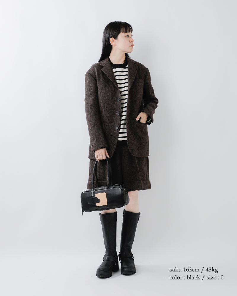 Scye（サイ） ソフトレザーパファー ミニボストンバッグ Soft Leather