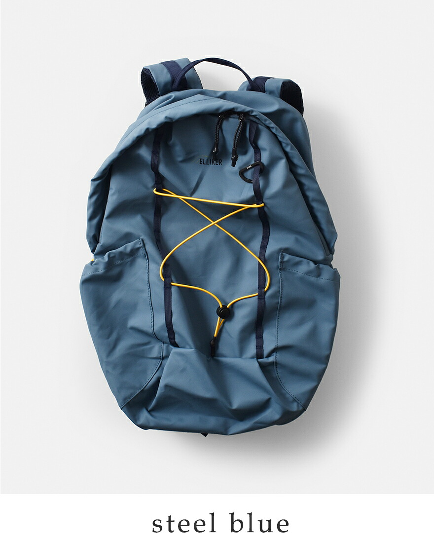 ELLIKER（エリカー） 防水 フードジップトップ バックパック リュック