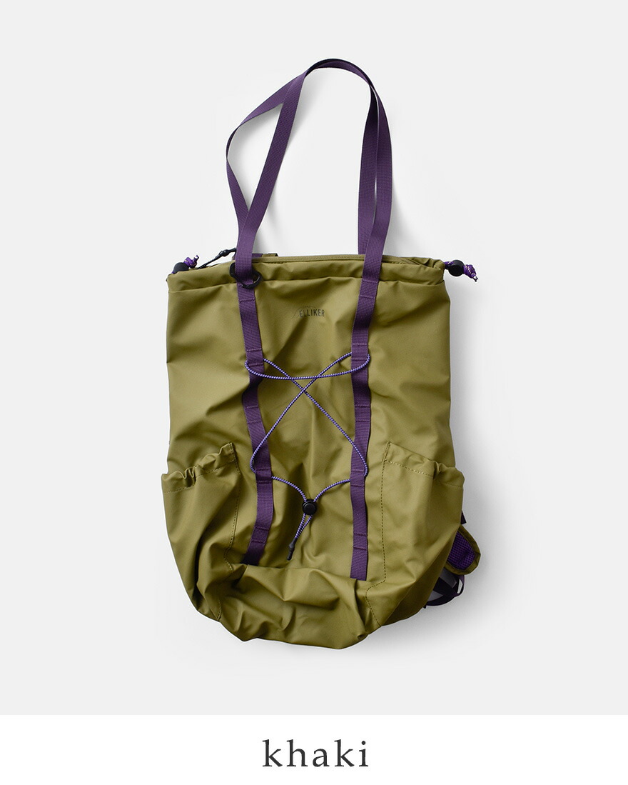 ELLIKER（エリカー） 防水 2way トート バックパック リュック