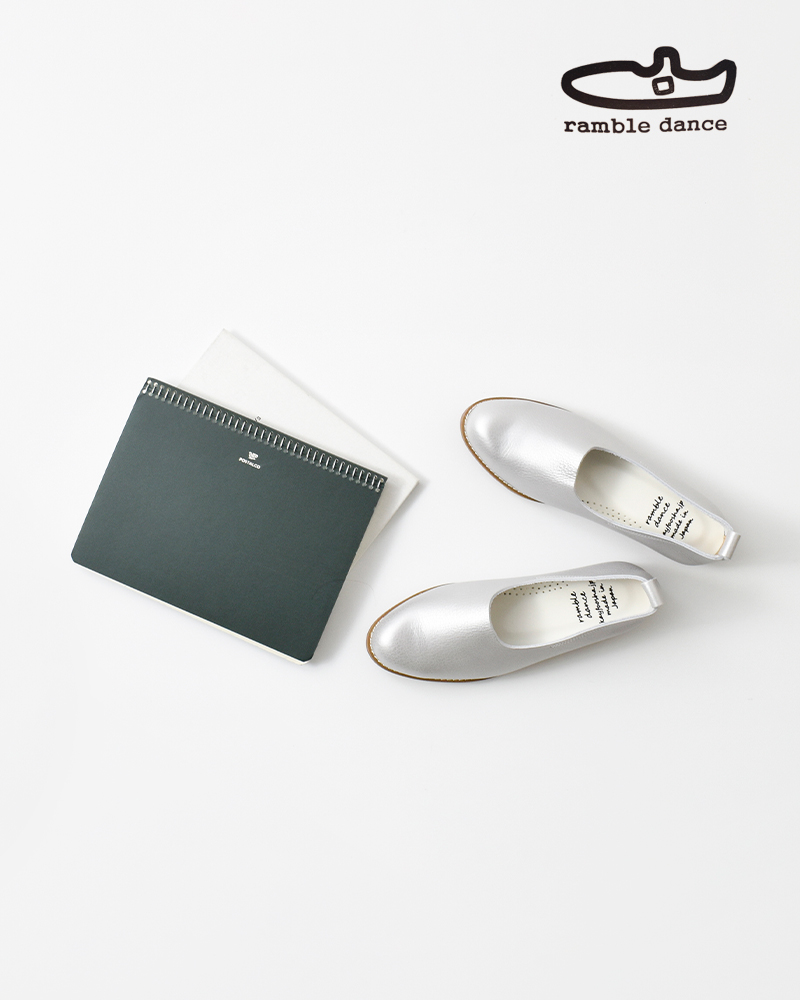 ramble(ランブル)レザーフラットスリッポン352-80517