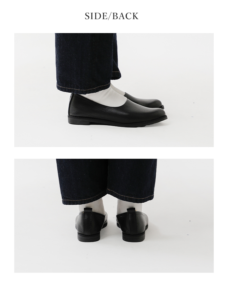 ramble(ランブル)レザーフラットスリッポン352-80517